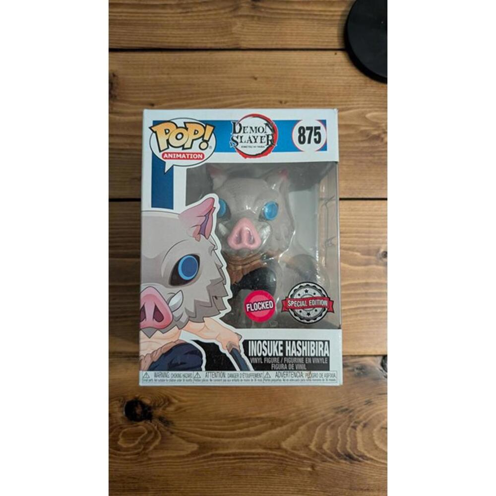 Inosuke Demon Slayer Flocked Special Edition Funko Pop # 875